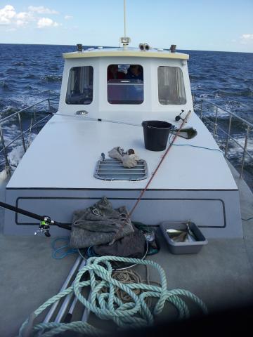 view looking astern