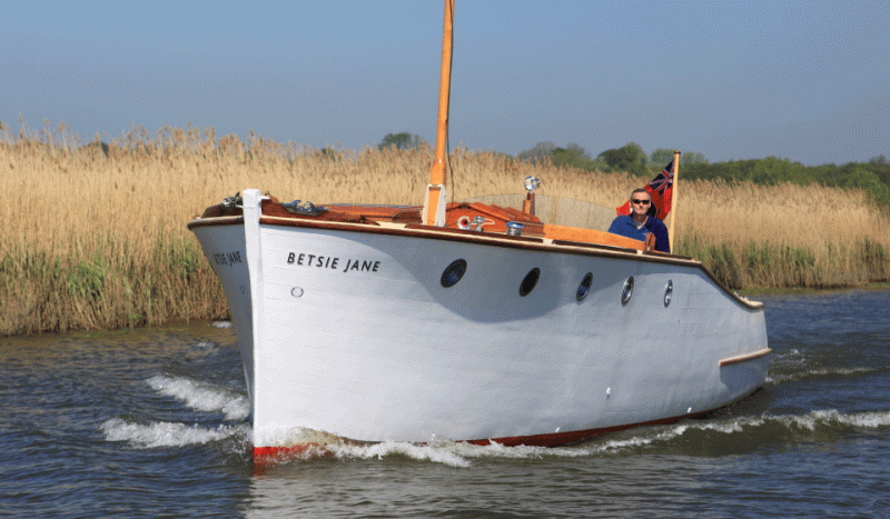 Betsie Jane - underway