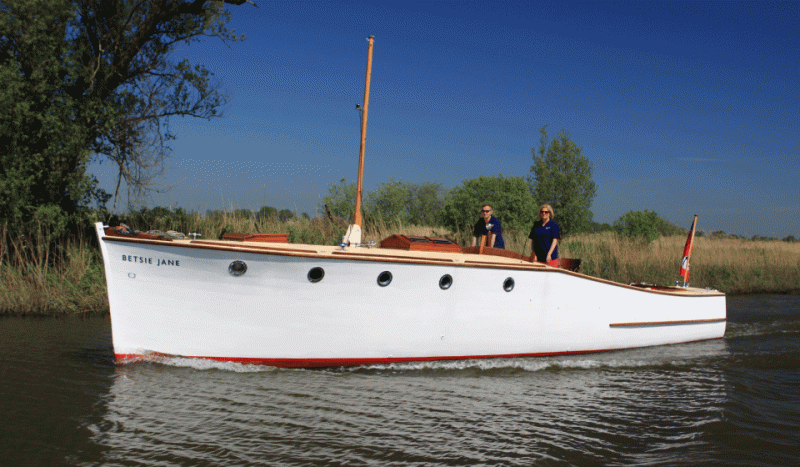 Betsie Jane - underway