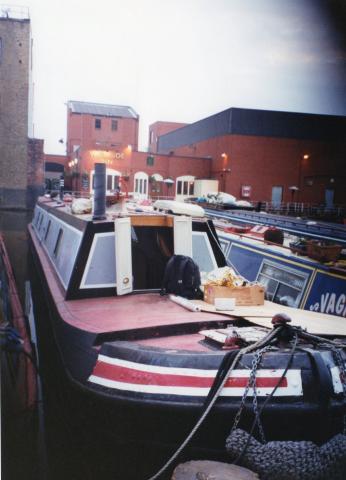 Stern view, port side