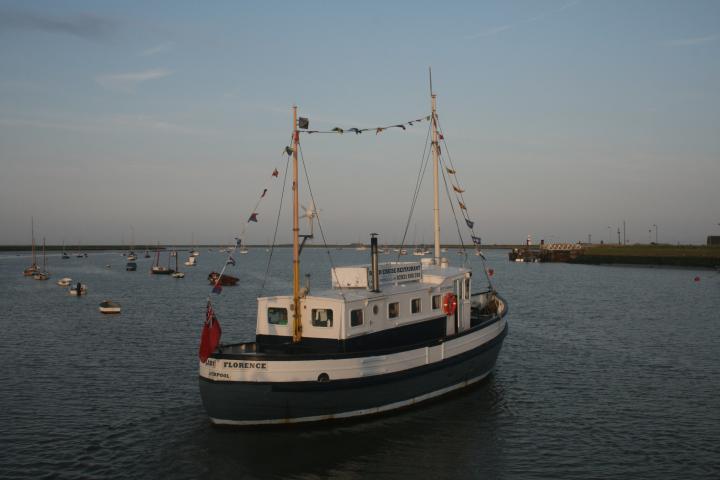 Lady Florence at 70 years old - 2014. Starboard side.