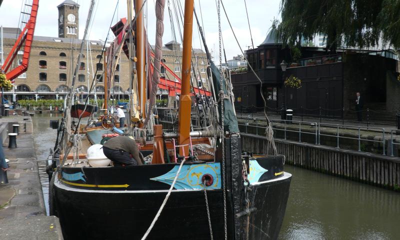 May mooring at St Katherine's Dock