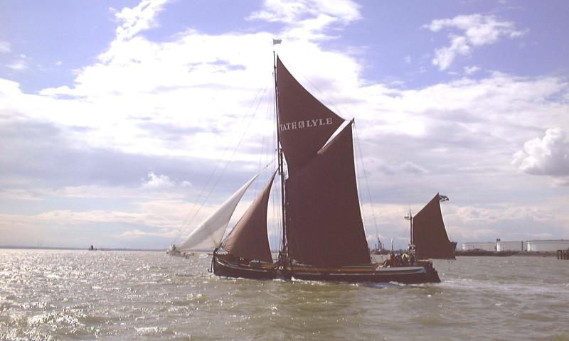 May under sail - port side view