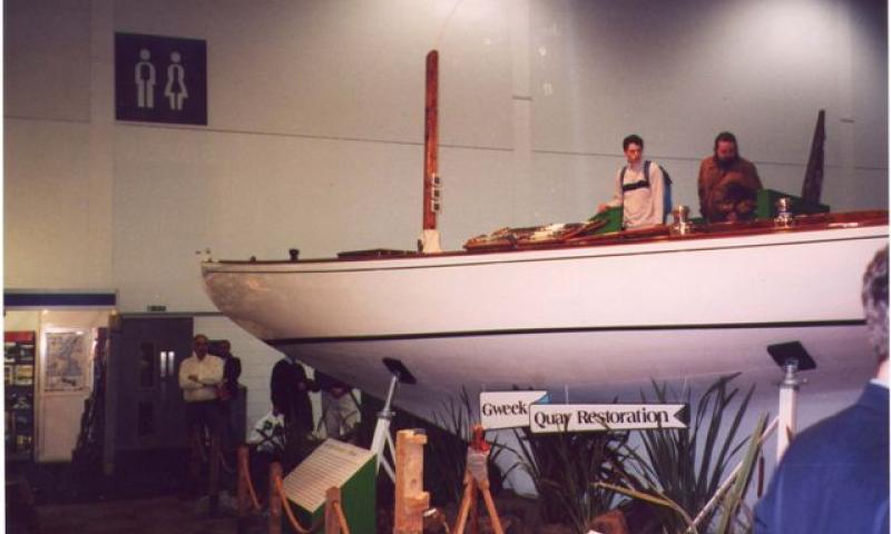 Dilkusha - at the boat show in 2004
