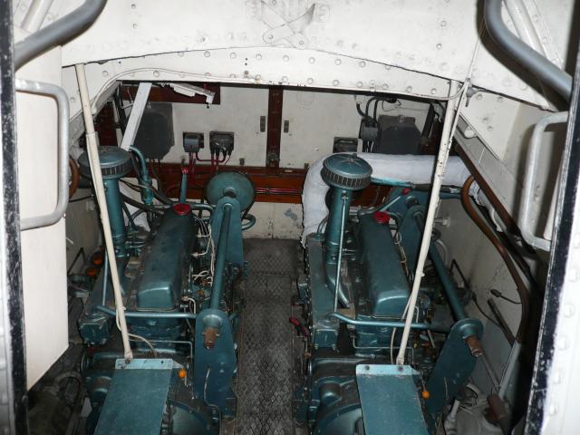 Grace Darling - interior shot of engines, Chatham