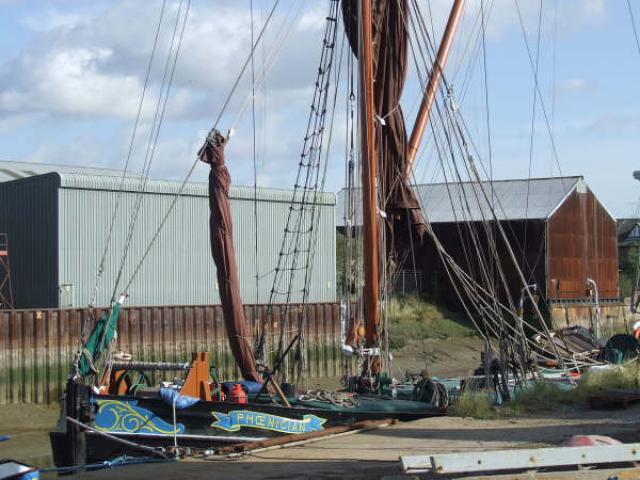 Phoenician alongside - bow view