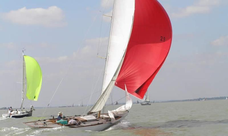 Sailing at West Mersea Week