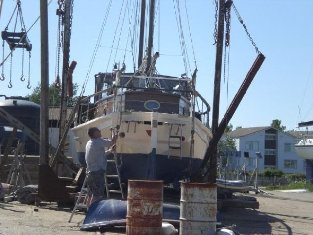 CARETTA during refit