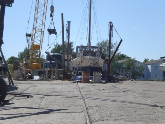 CARETTA during refit