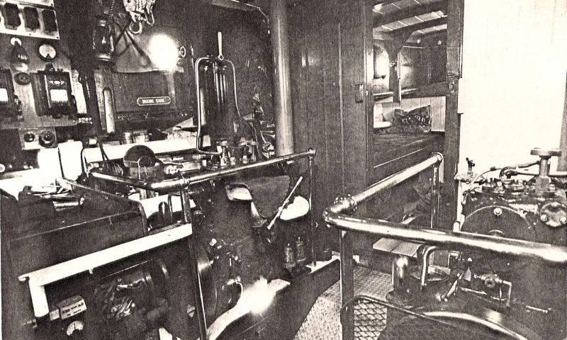 Caretta's engine room