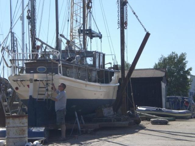 CARETTA during refit