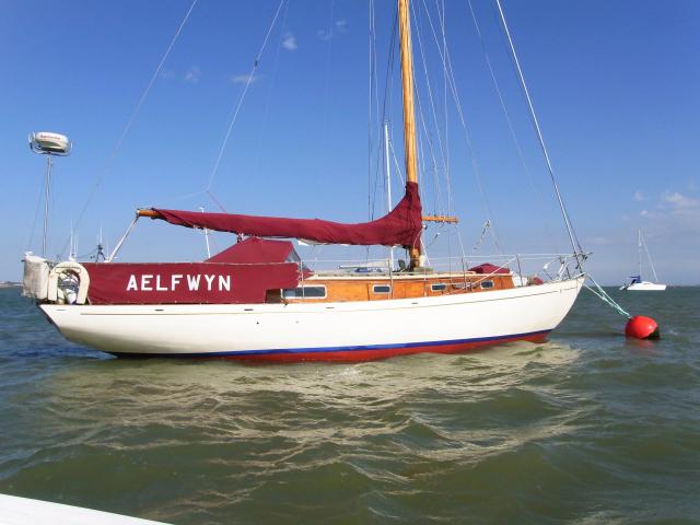 Aelfwyn - repainted, back on the water