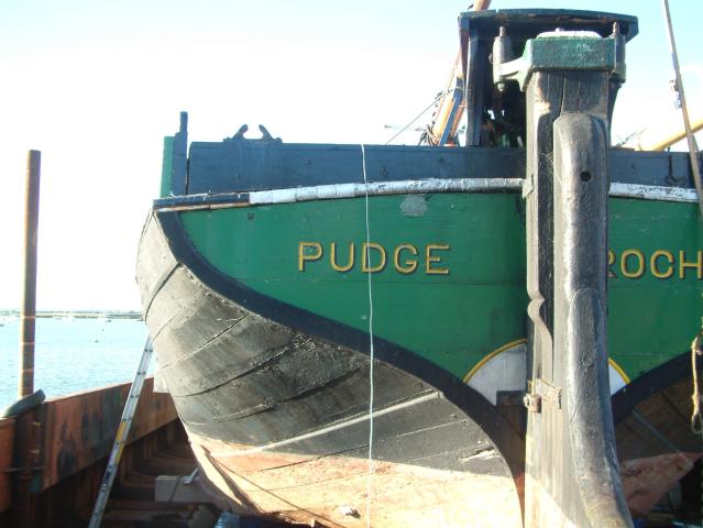 Pudge - rudder and stern