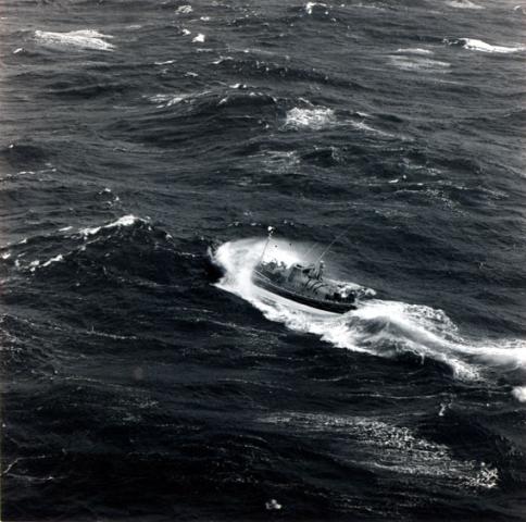 Guy and Clare Hunter - at sea, from the air