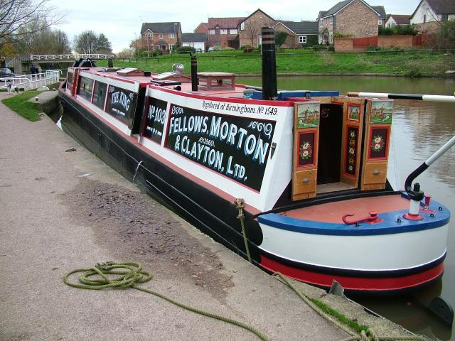 The King - port side view from lockside at Anderton Lift