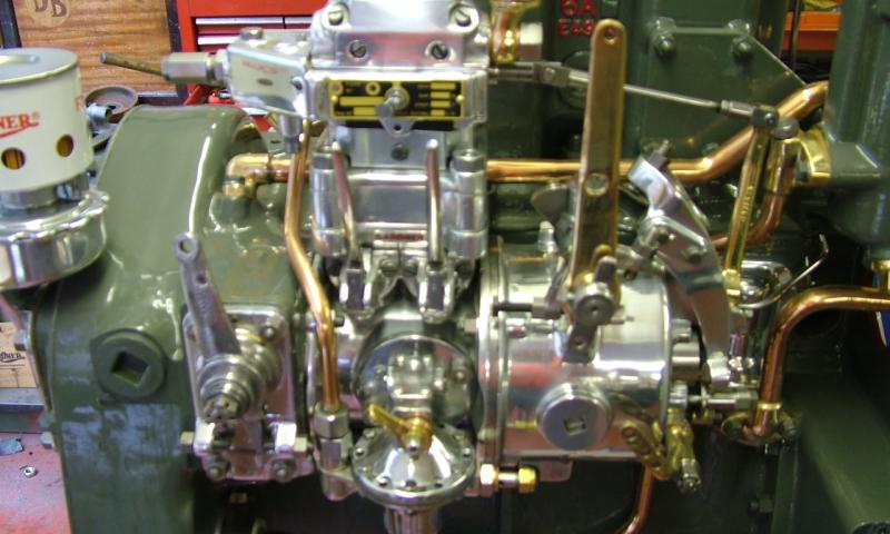 The King - present Gardner 2LW engine before installation