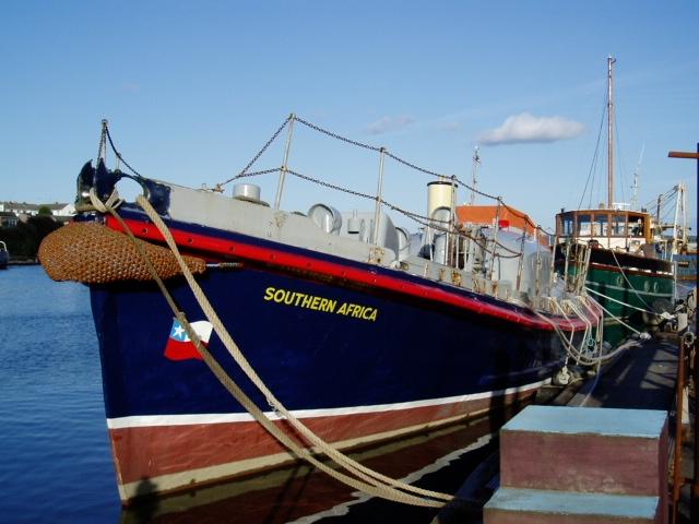 Southern Africa - bow view, port side