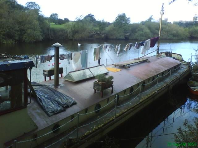 Gringley from above, starboard side view