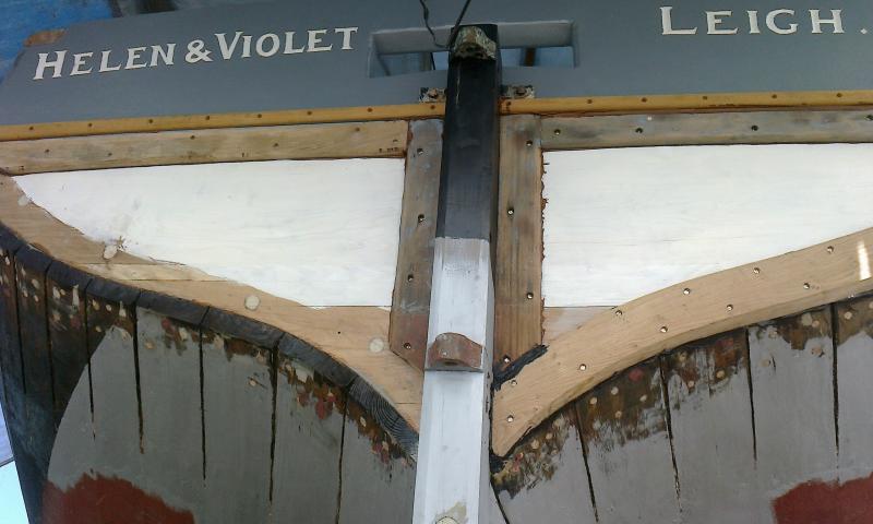 new sternpost and transom