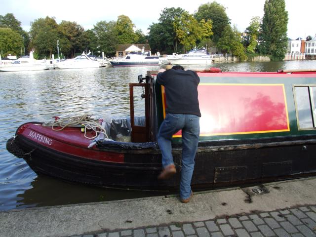 Mafeking moored