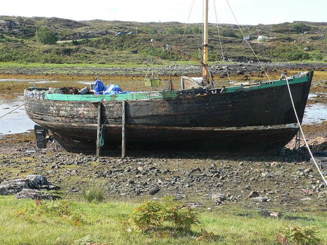 ISA beached starboard side