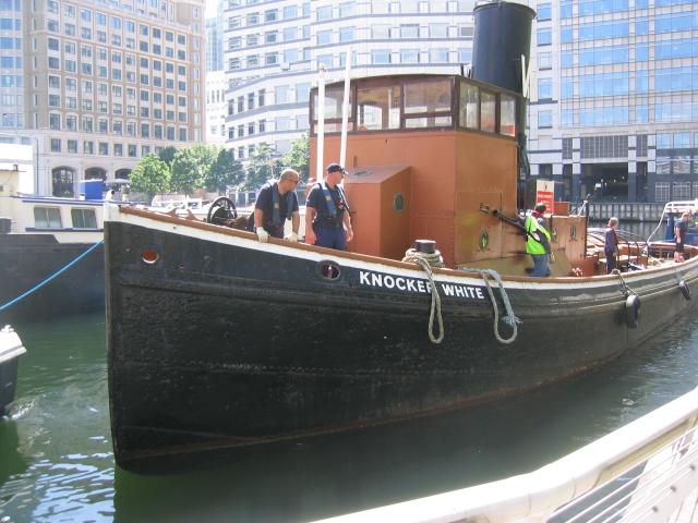 KNOCKER WHITE starboard side view