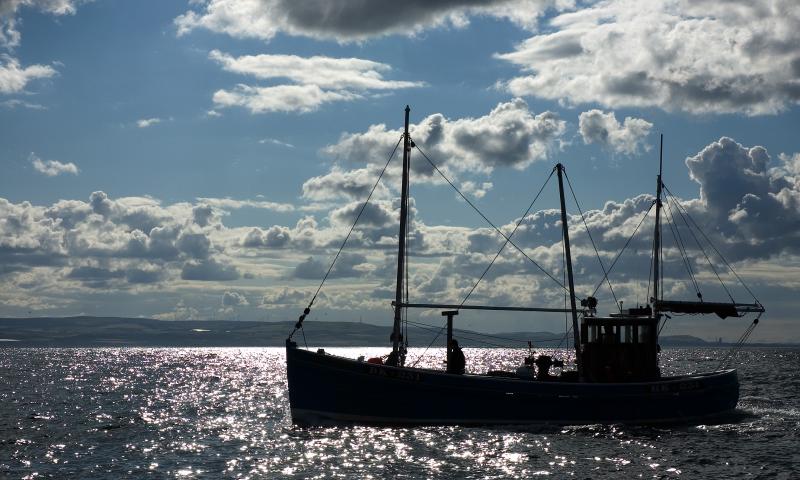Rachel Douglas - Rachel Douglas (2296) off the Berwickshire coast 15/8/11 - Photo Comp 2011 entry