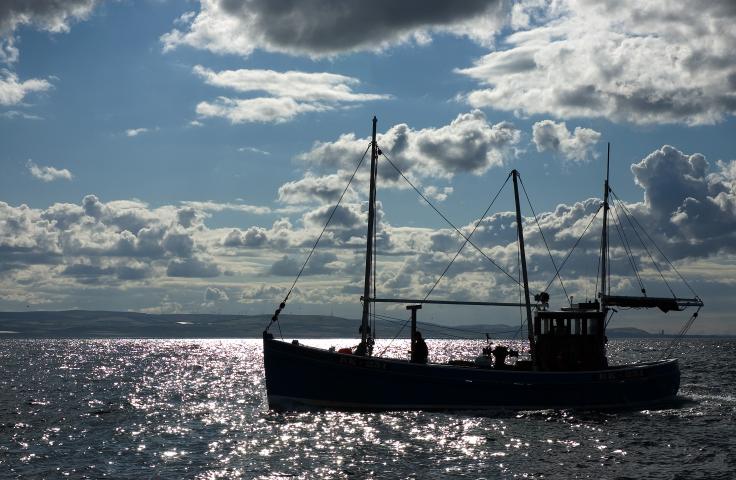 Rachel Douglas - Rachel Douglas (2296) off the Berwickshire coast 15/8/11 - Photo Comp 2011 entry