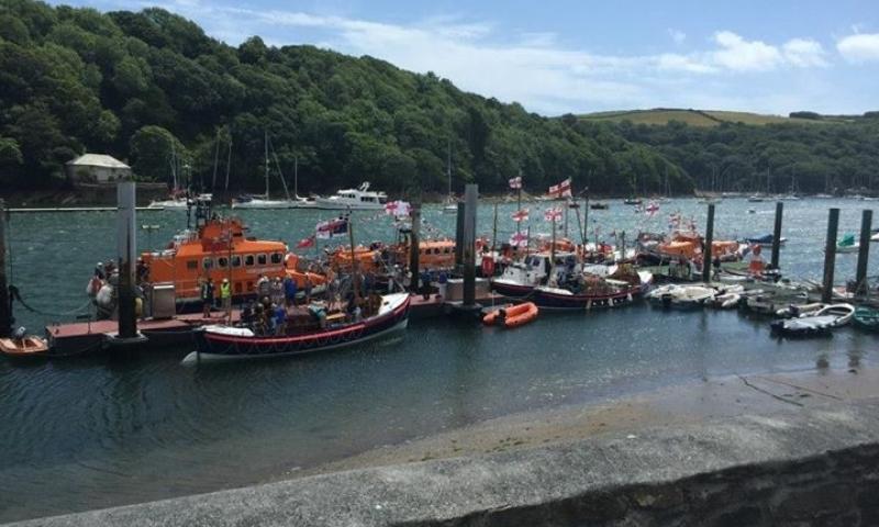 At the Fowey Harbour ex-lifeboat event, July 2015