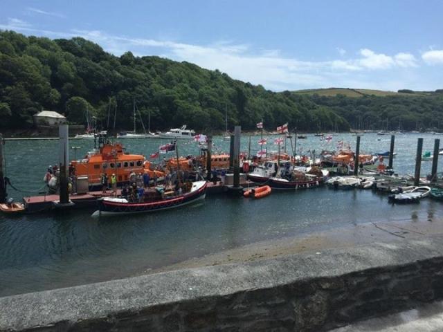 At the Fowey Harbour ex-lifeboat event, July 2015