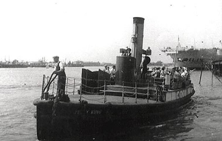 As a ferry 1950s