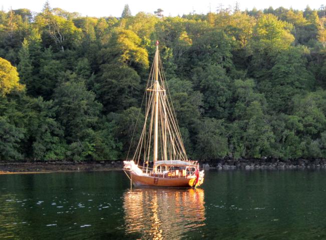 WANDA lying in Aros Bay,Tobermory