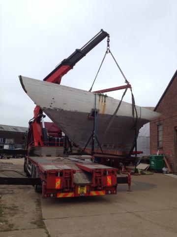 Witch - being moved from Emsworth to Cowes