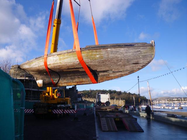 On arrival at Conwy