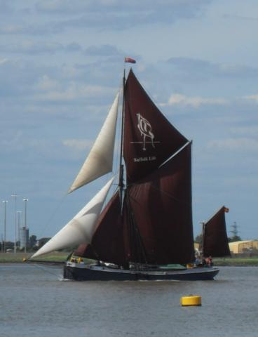 Xylonite - underway, port view