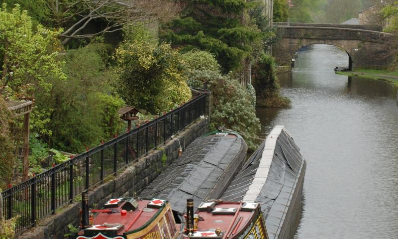 Photo Comp 2012 entry: Swan and Buckden resting at Hebden Bridge