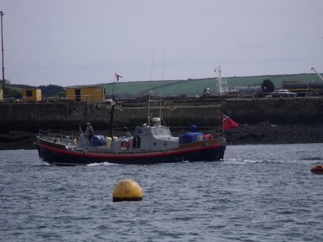 Leaving Falmouth harbour