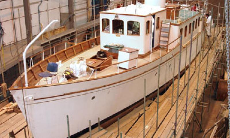 Bounty - during refit