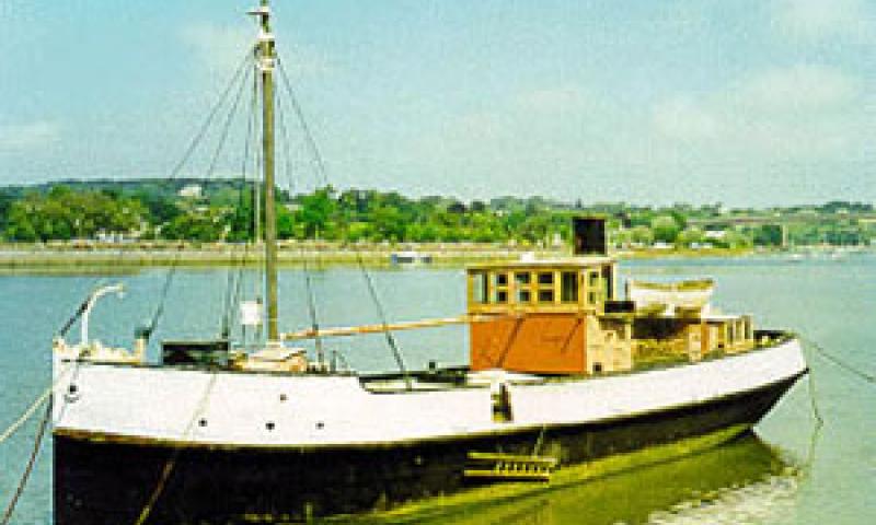 JOHN ADAMS - moored at Bideford. Port side.
