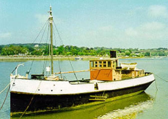 JOHN ADAMS - moored at Bideford. Port side.