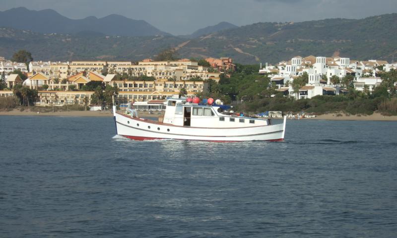Gramarie sailing, port side