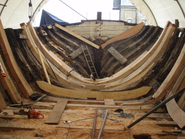 Cambria under restoration