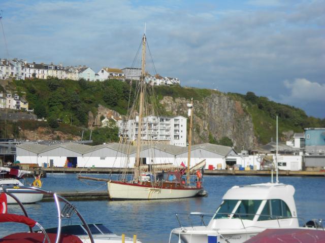 Moosk in Brixham Harbour