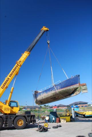 J&W aloft starboard side