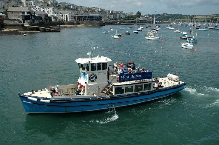Queen of Falmouth in a West Country harbour