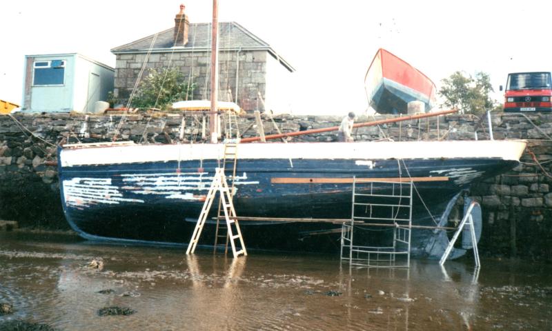 under restoration, port side