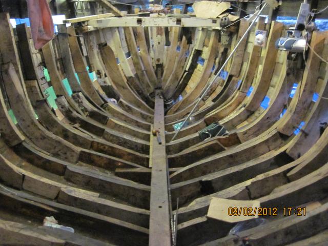 Gladys of Peel - frames, restoration Feb 2012