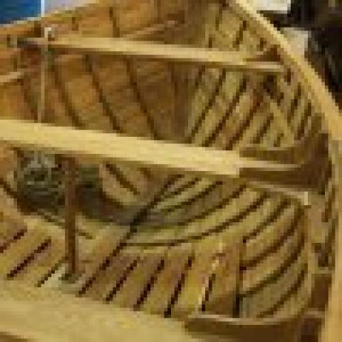 Littlesea - showing traditional boatbuilding skills