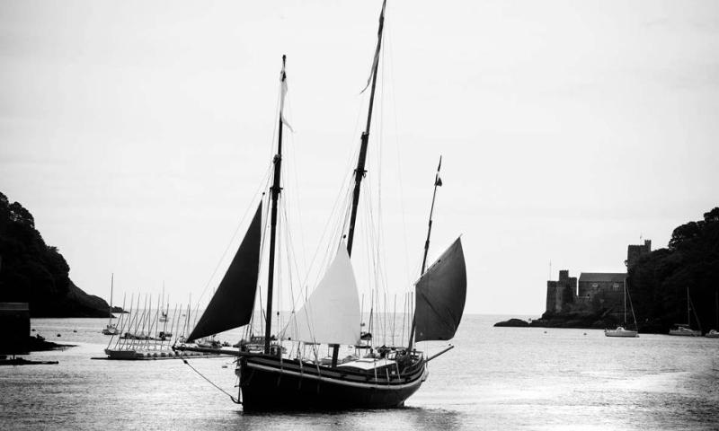 Photo Comp 2012 entry: Grayhound - Our maiden voyage, entering Dartmouth harbour 