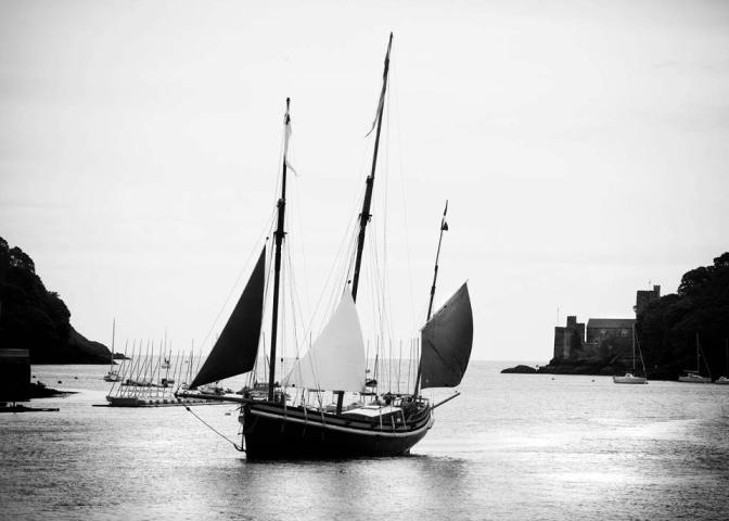 Photo Comp 2012 entry: Grayhound - Our maiden voyage, entering Dartmouth harbour 